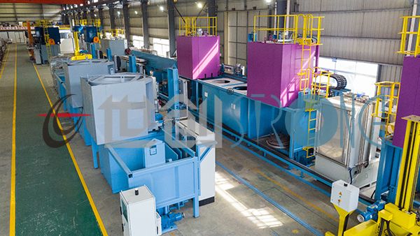  The management system of Intelligence flexible heat treatment line has the international advanced heat treatment process