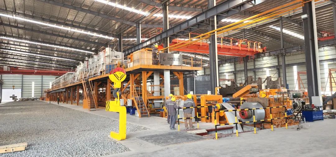 The annealing line of high-quality pipes was officially put into operation